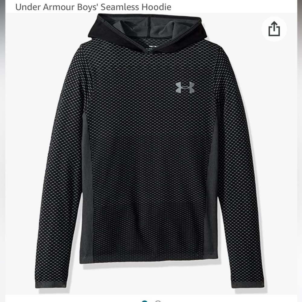 Boys Under Armour Seamless Hoodie, Youth Large